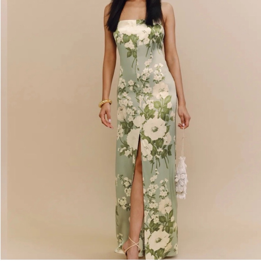 Reformation Selah Silk Dress - Picture 3 of 6